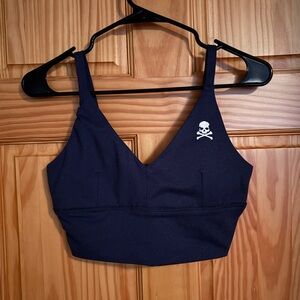 Soul Cycle Sports Bra- Like New! Heathered Navy